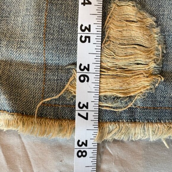 Magnolia Pearl Miners Denim Pants 213 Rare Distressed Mending Patching Destroyed - Picture 11 of 16